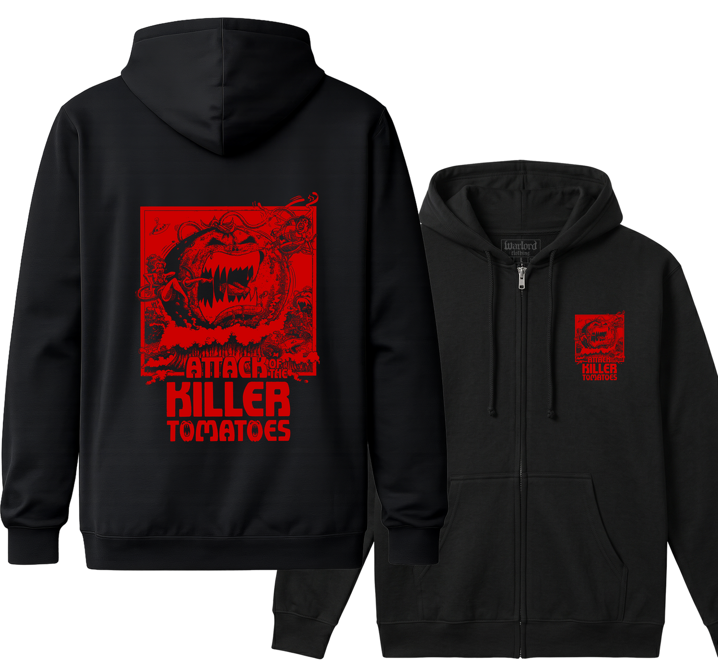 Attack Of The Killer Tomatoes - Zipper Hoodie