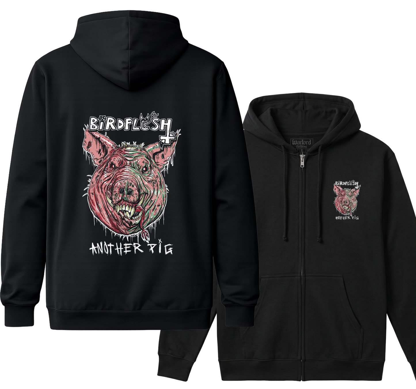 Birdflesh - Zipper Hoodie
