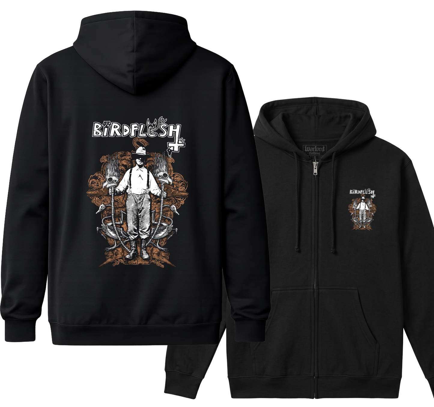 Birdflesh - Zipper Hoodie