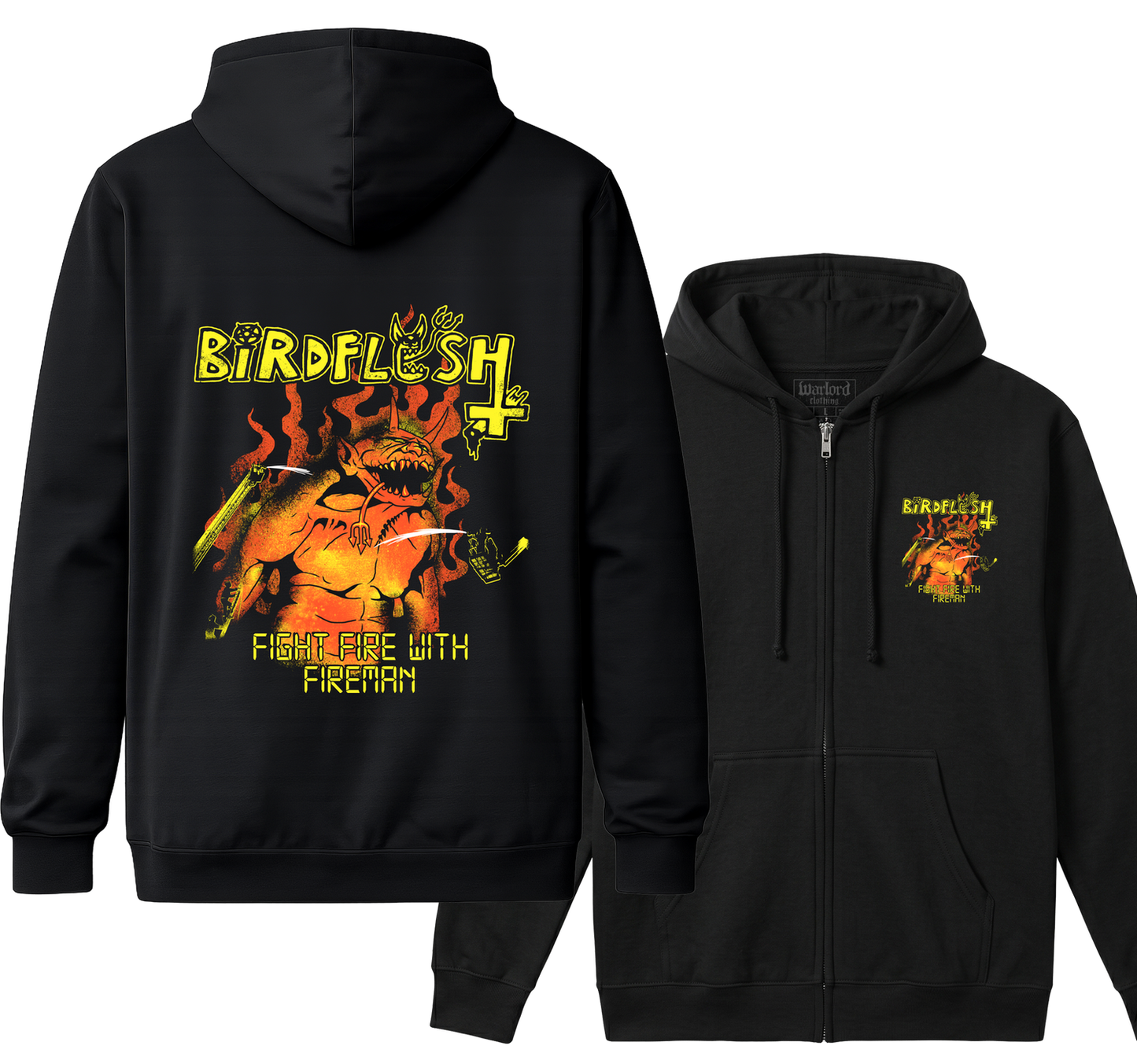 Birdflesh - Zipper Hoodie