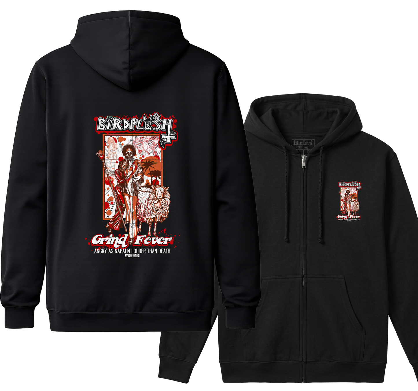 Birdflesh - Zipper Hoodie