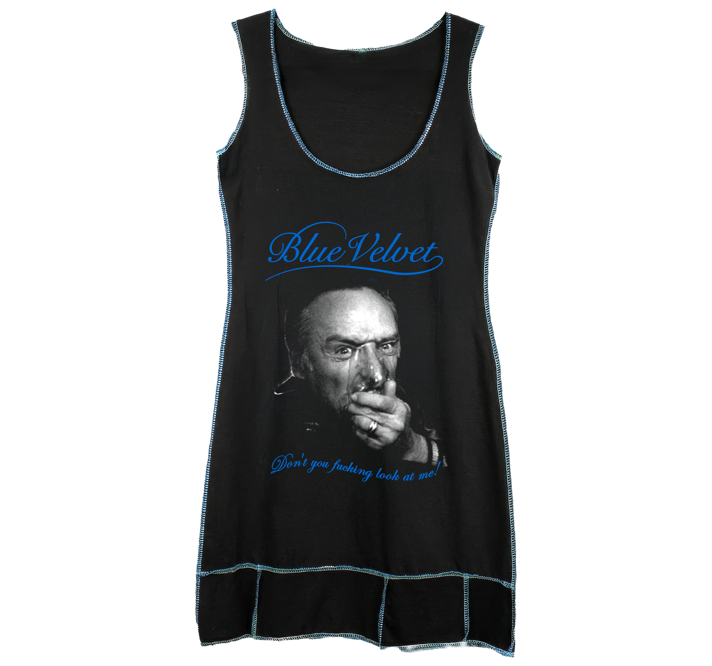 Blue Velvet - T-Shirt Dress