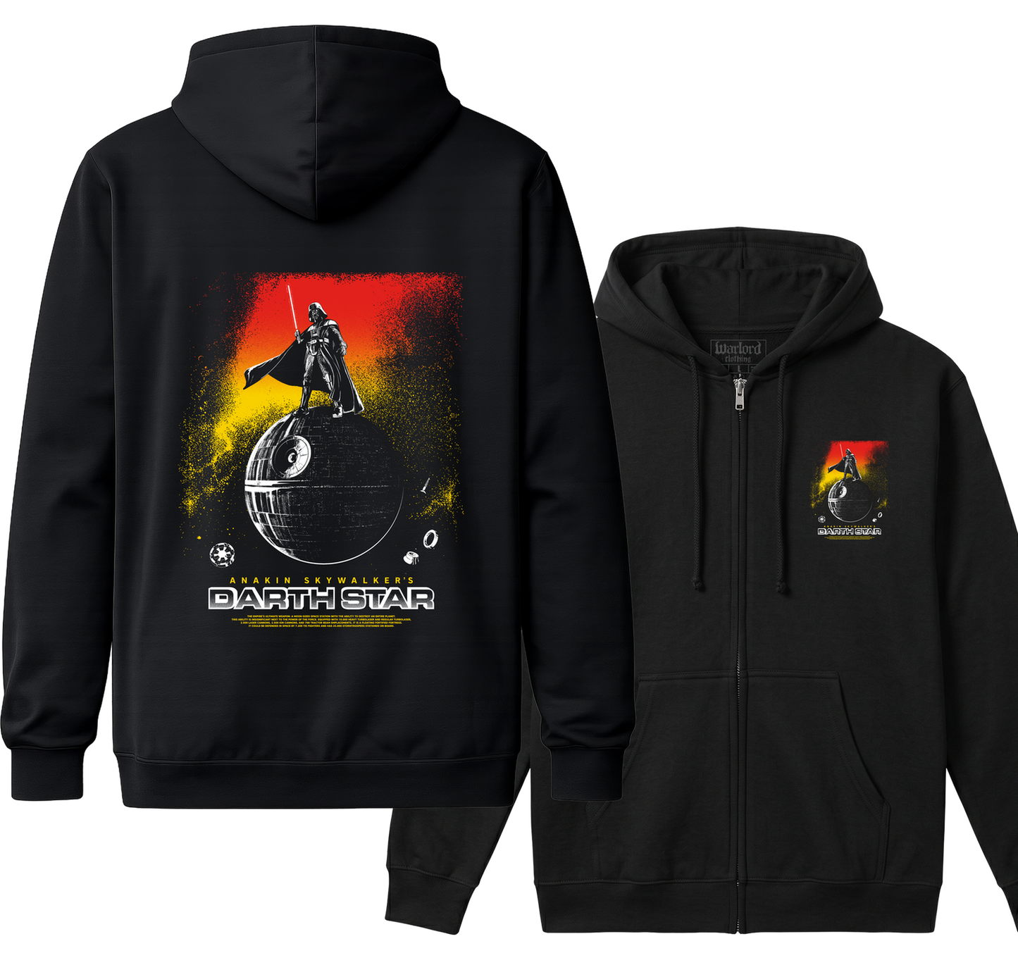 Darth Star - Zipper Hoodie