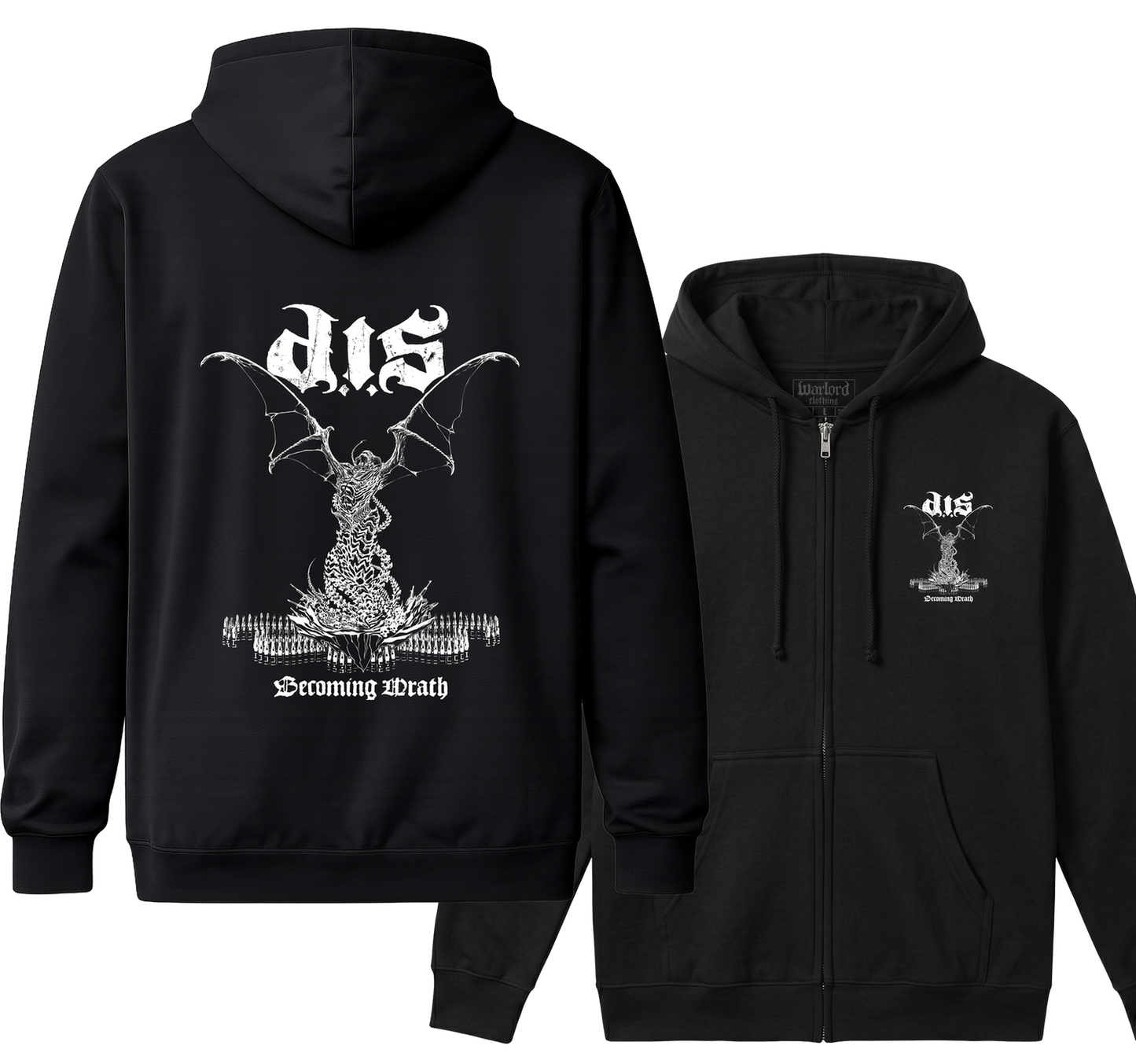 Destroyed In Seconds (D.I.S.) - Zipper Hoodie