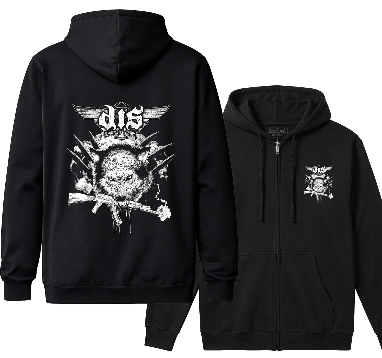Destroyed In Seconds (D.I.S.) - Zipper Hoodie