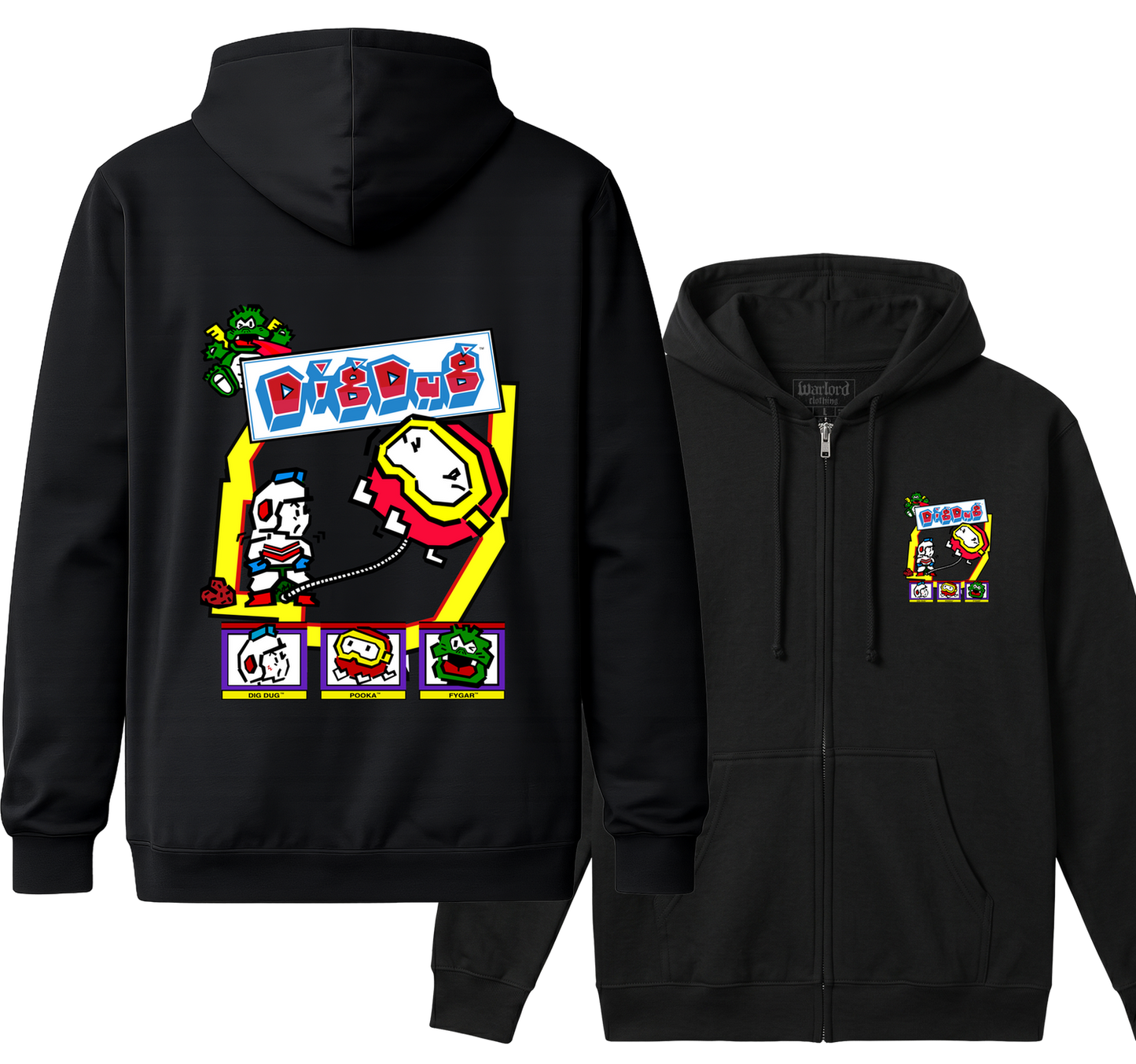 Dig Dug - Zipper Hoodie