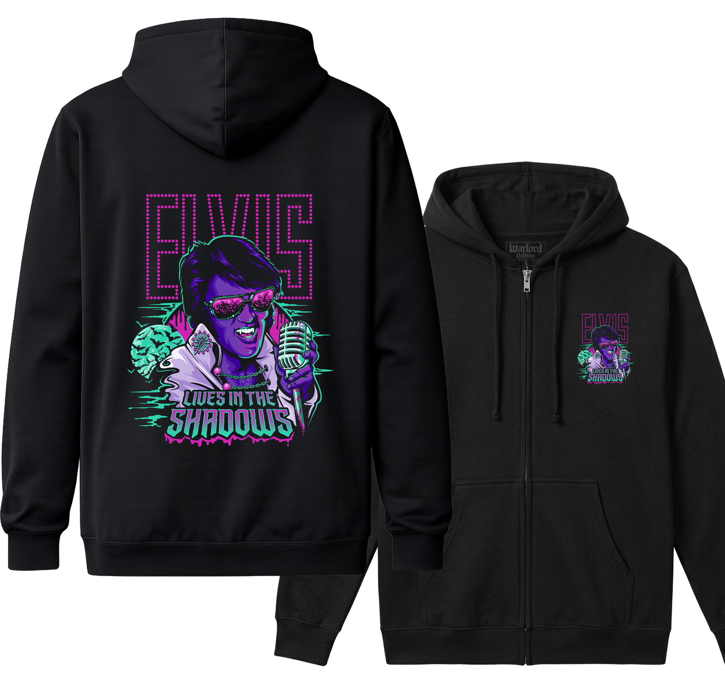 Elvis - Zipper Hoodie