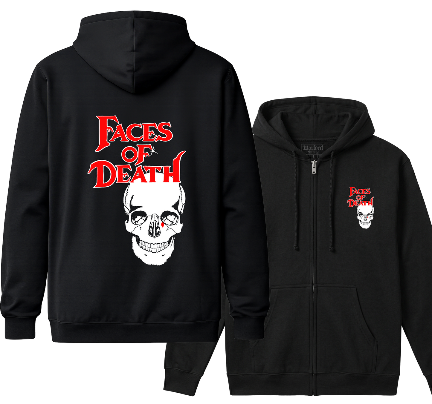 Faces Of Death - Zipper Hoodie