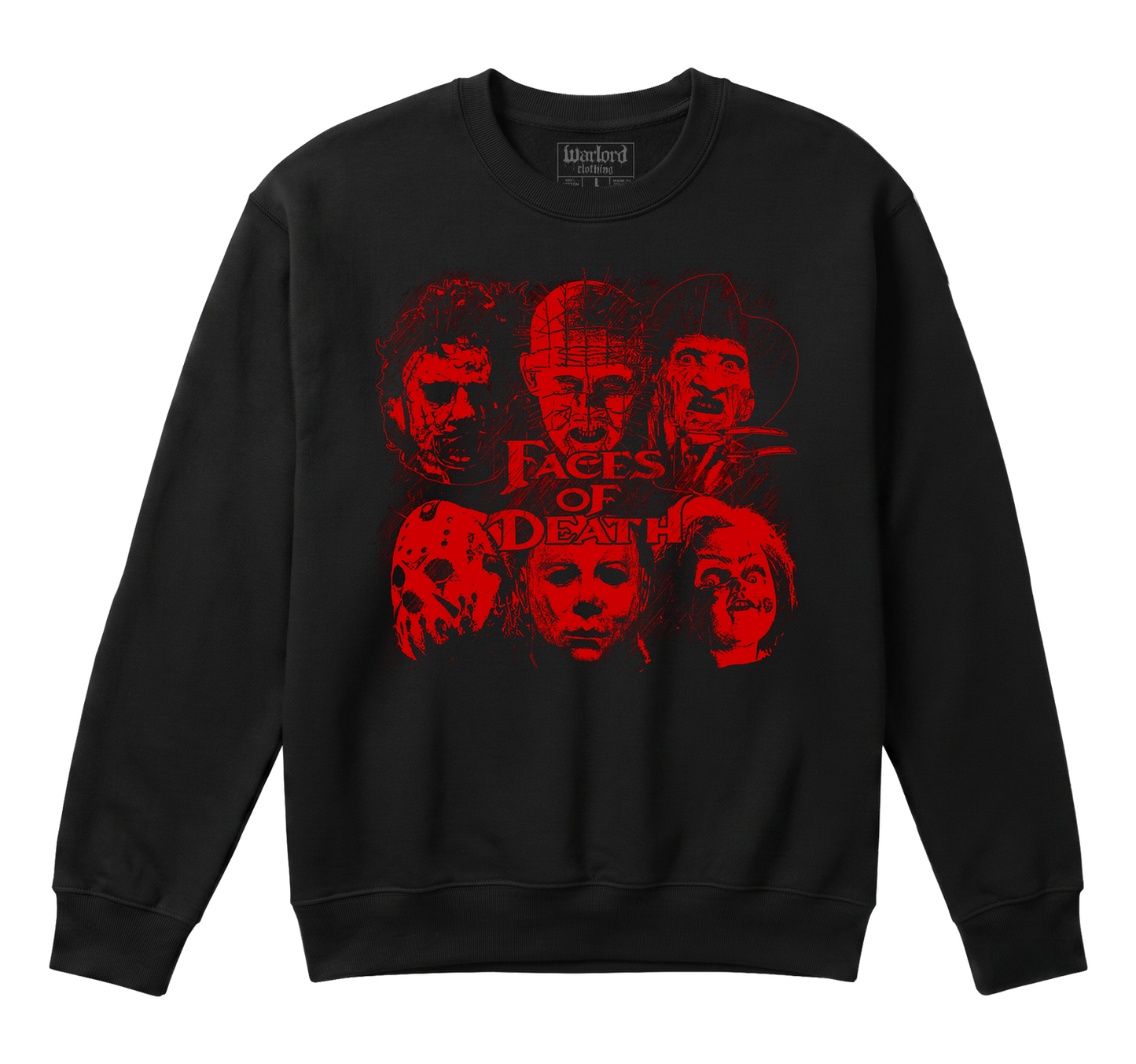 Faces Of Horror - Crewneck Sweatshirt