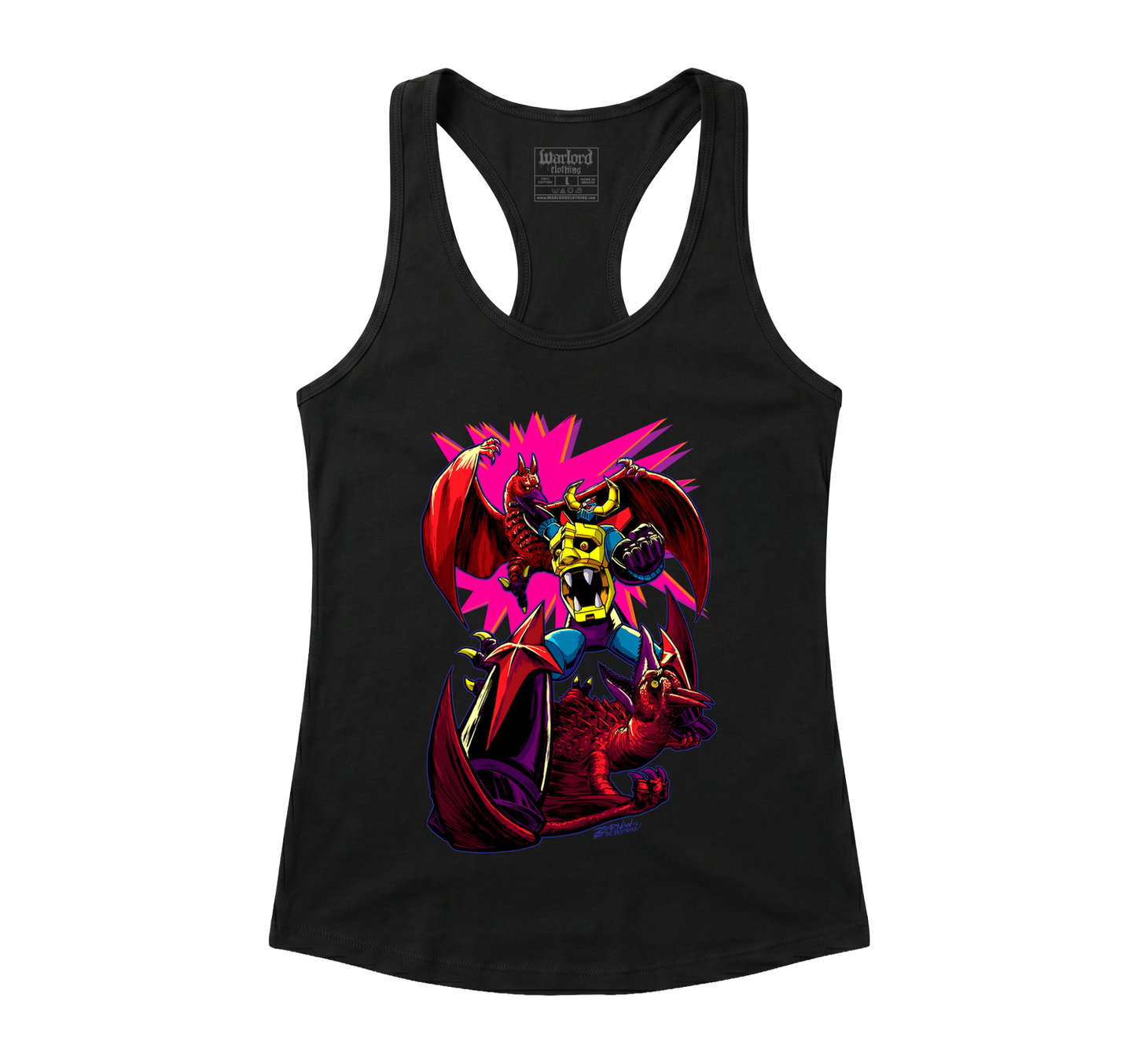 Gaiking VS Rodan - Racerback Tank