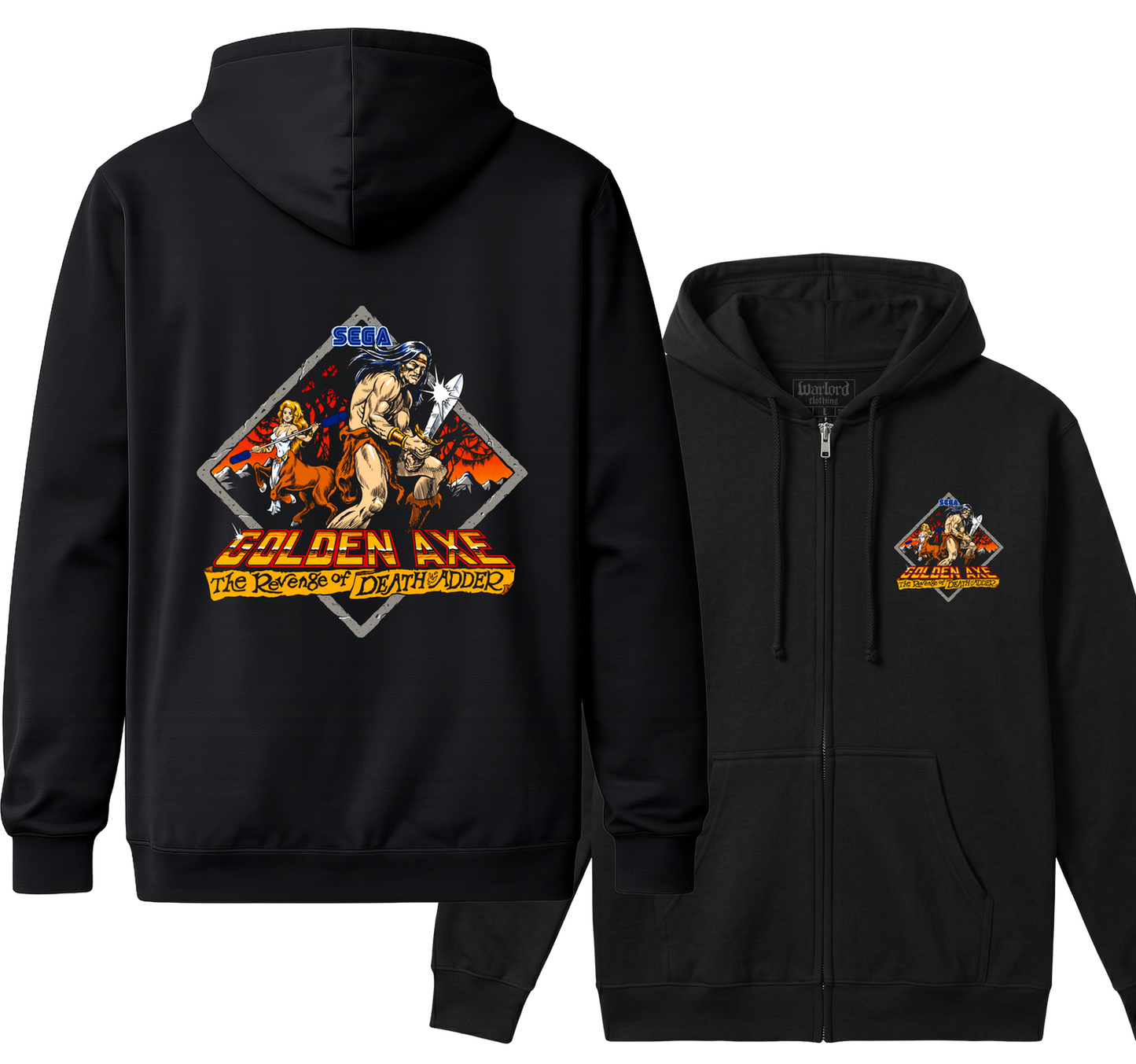 Golden Axe - Zipper Hoodie