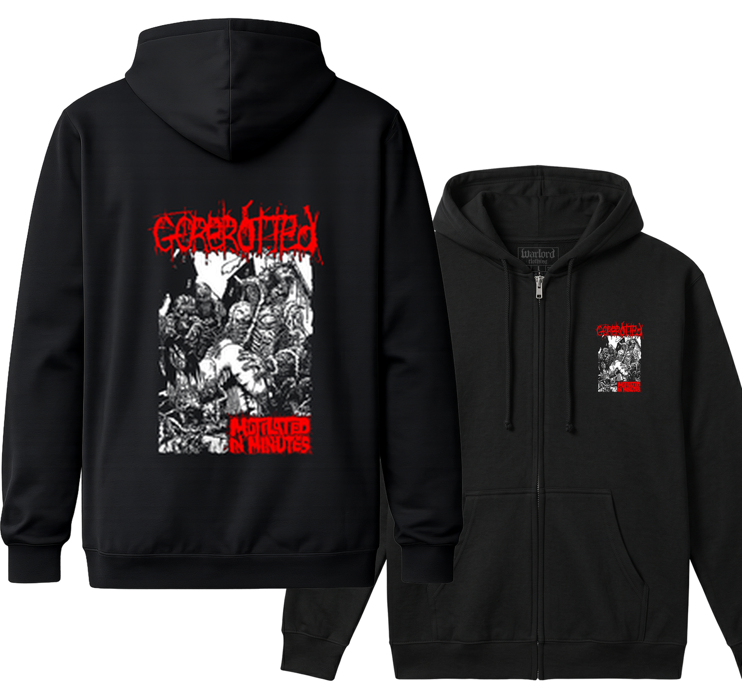 Gorerotted - Zipper Hoodie