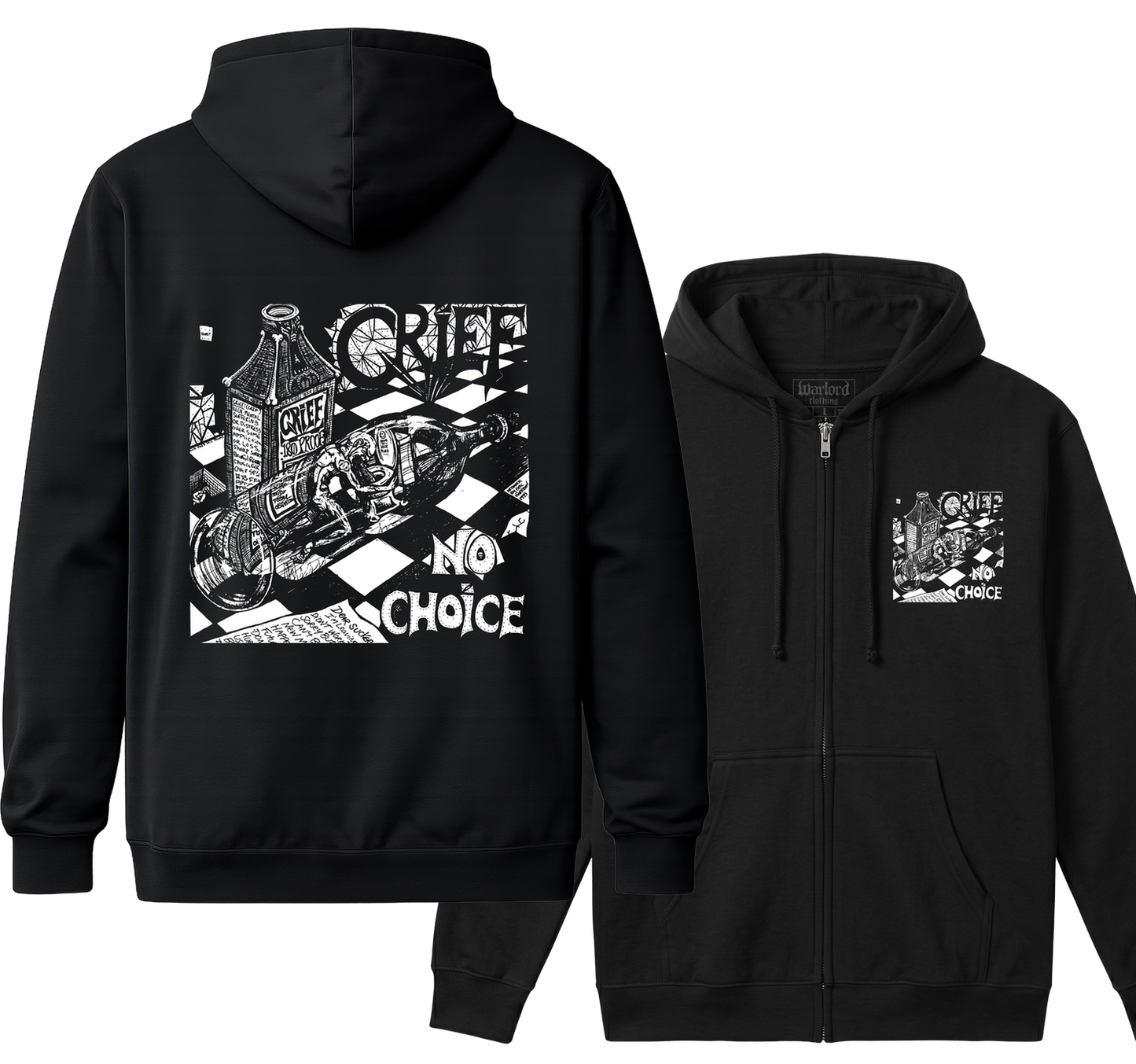 Grief - Zipper Hoodie