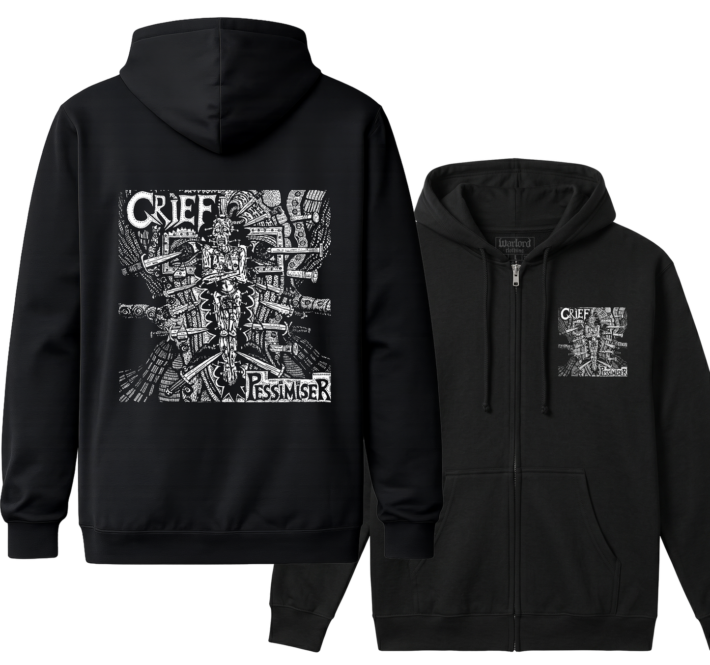 Grief - Zipper Hoodie