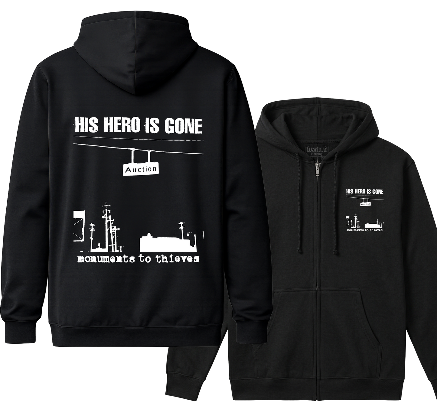 His Hero Is Gone - Zipper Hoodie