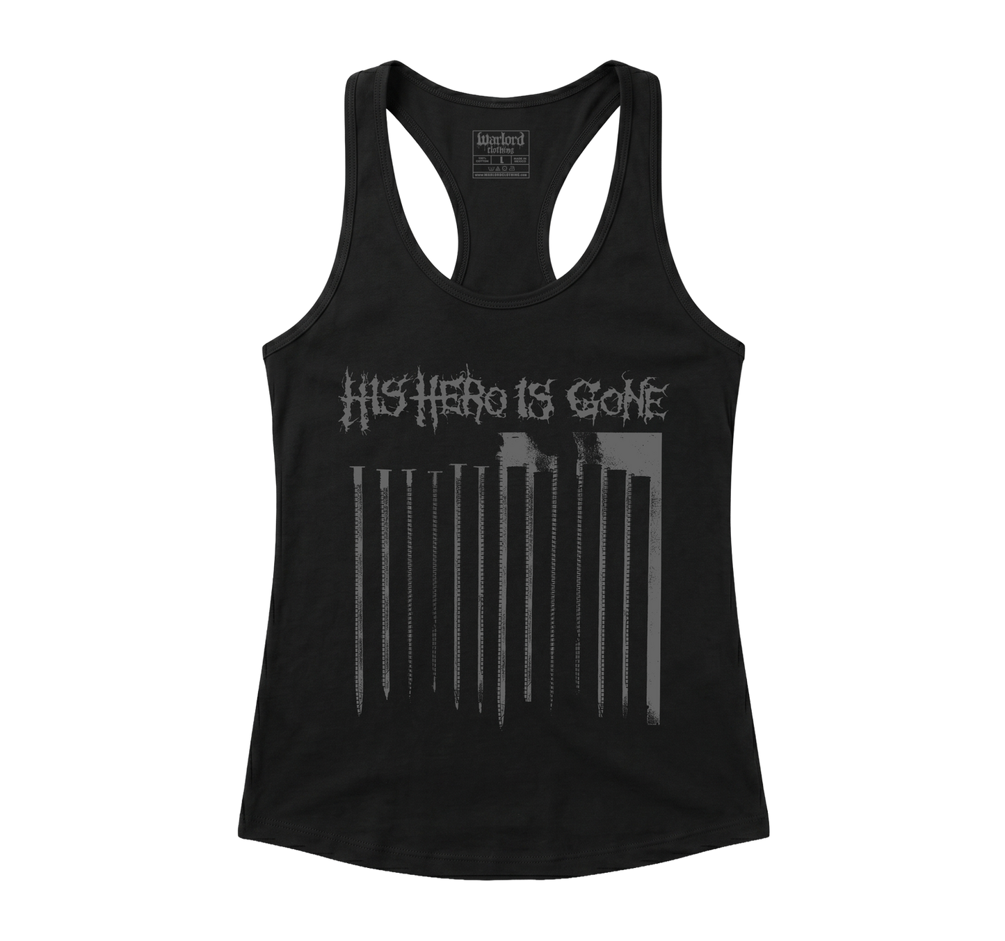 His Hero Is Gone - Racerback Tank
