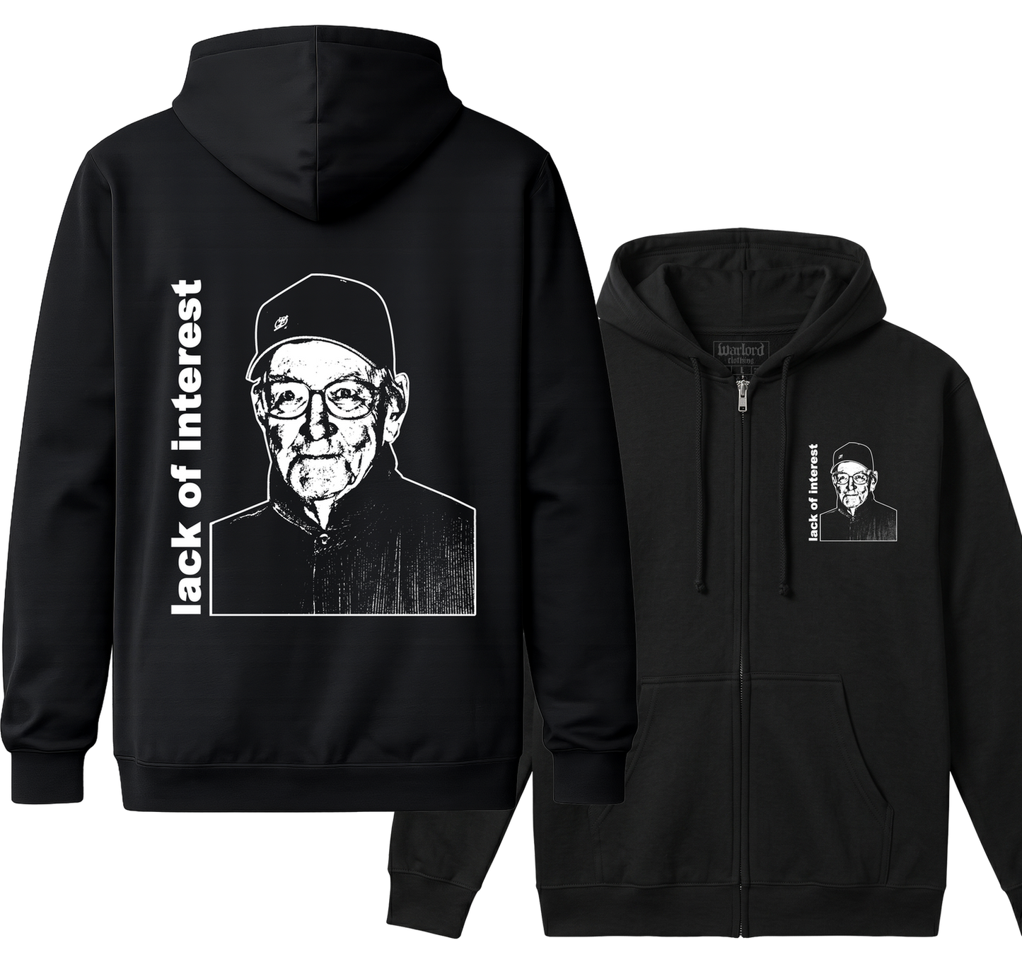 Lack Of Interest - Zipper Hoodie