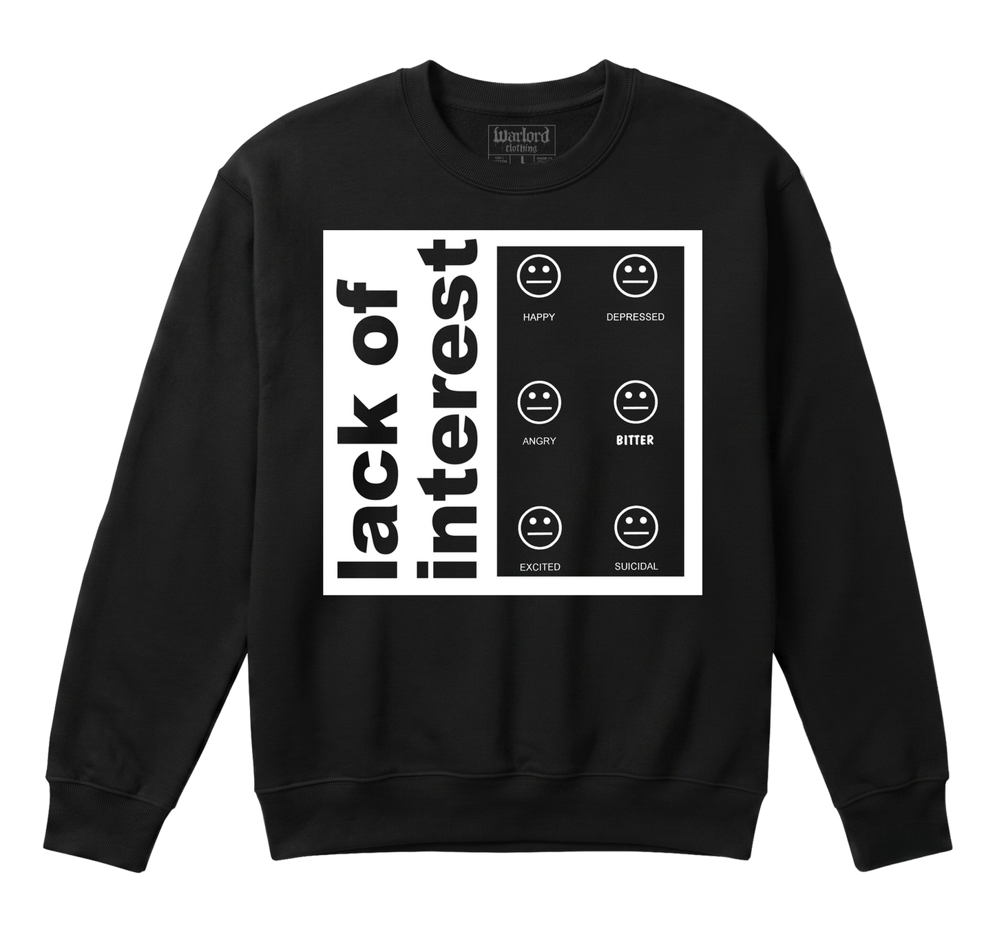 Lack Of Interest - Crewneck Sweatshirt