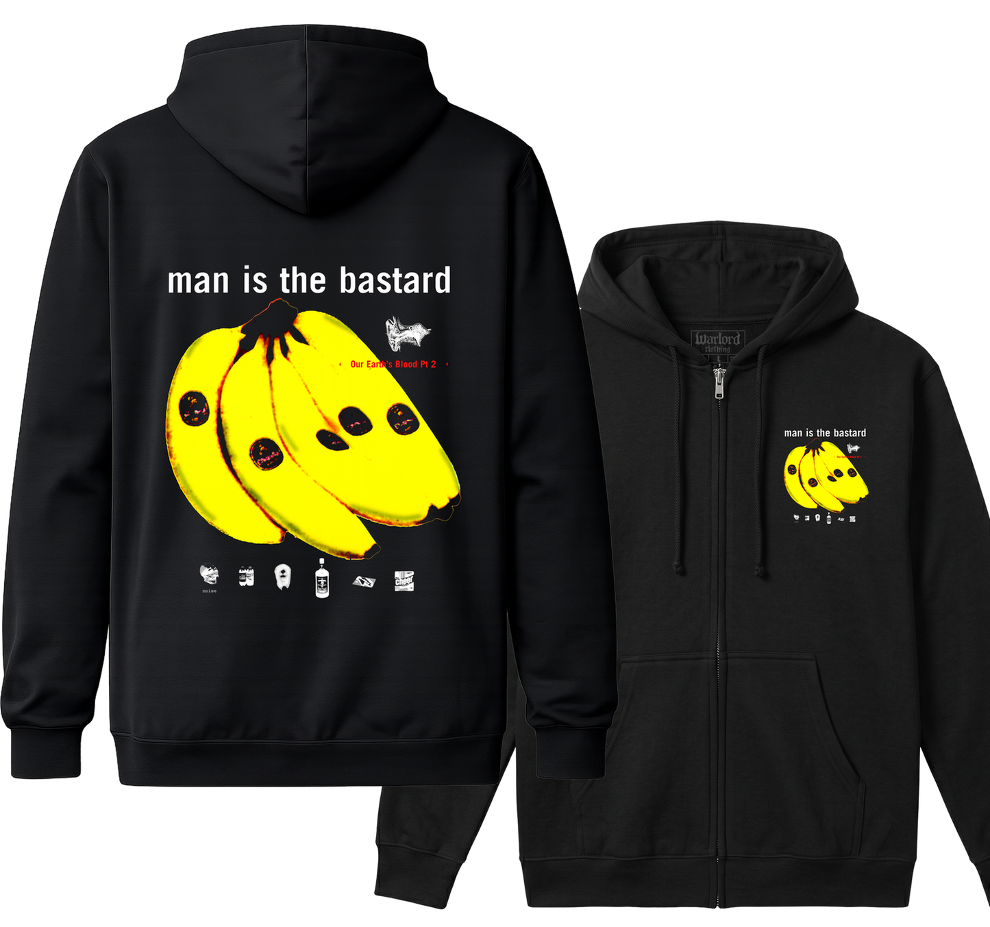 Man Is The Bastard - Zipper Hoodie
