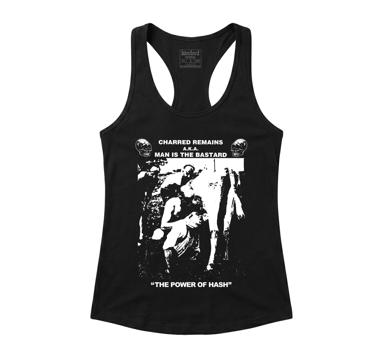 Man Is The Bastard - Racerback Tank