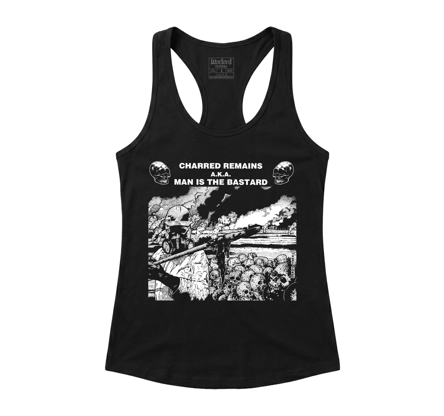 Man Is The Bastard - Racerback Tank