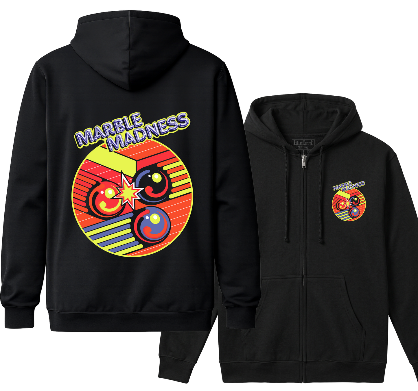 Marble Madness - Zipper Hoodie
