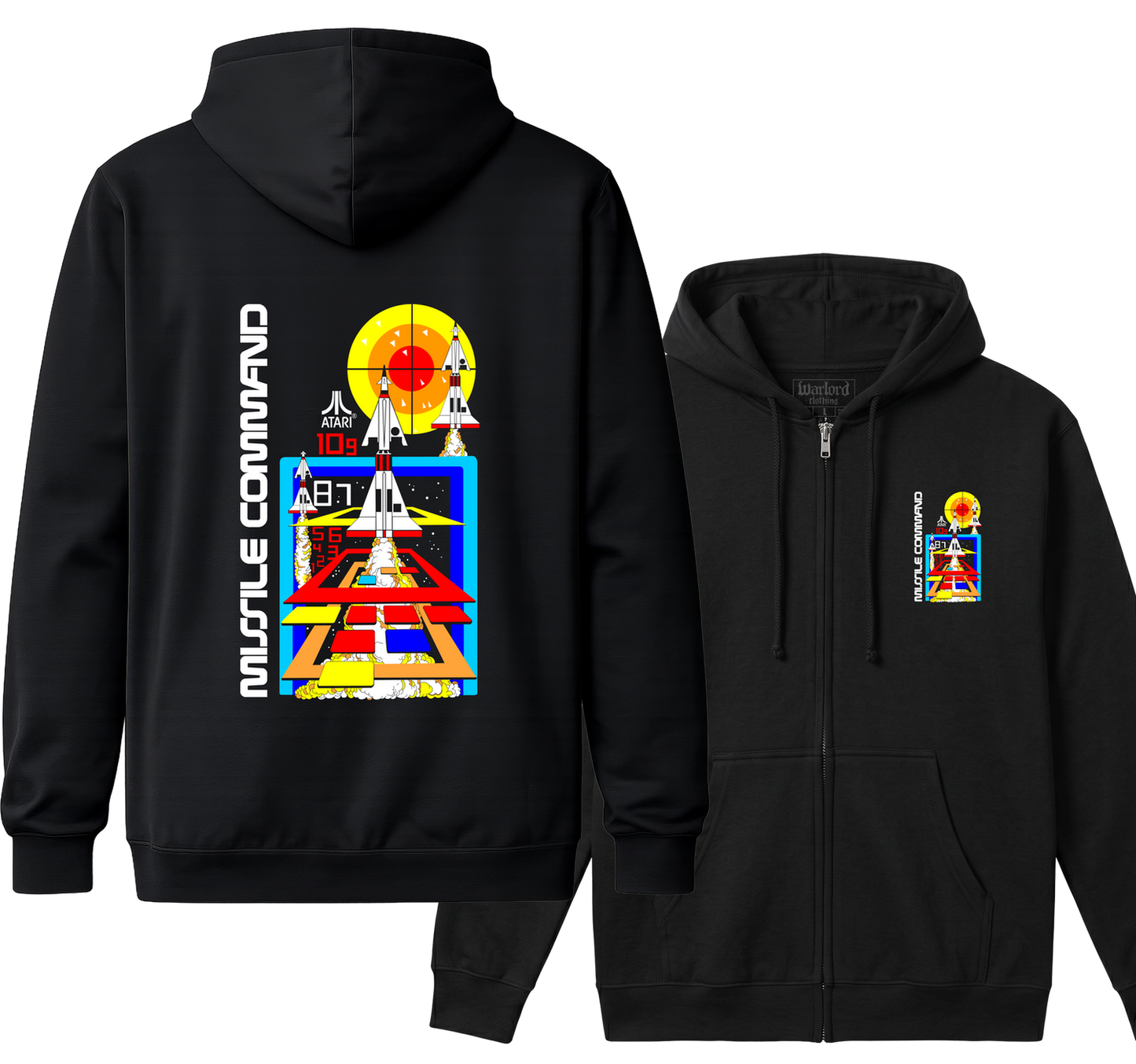 Missile Command - Zipper Hoodie