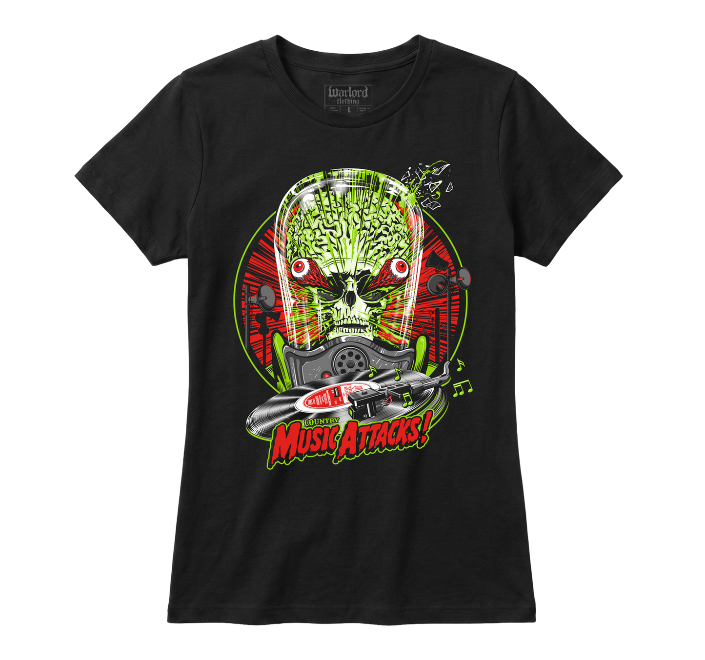 Music Attacks - Girlie Tee