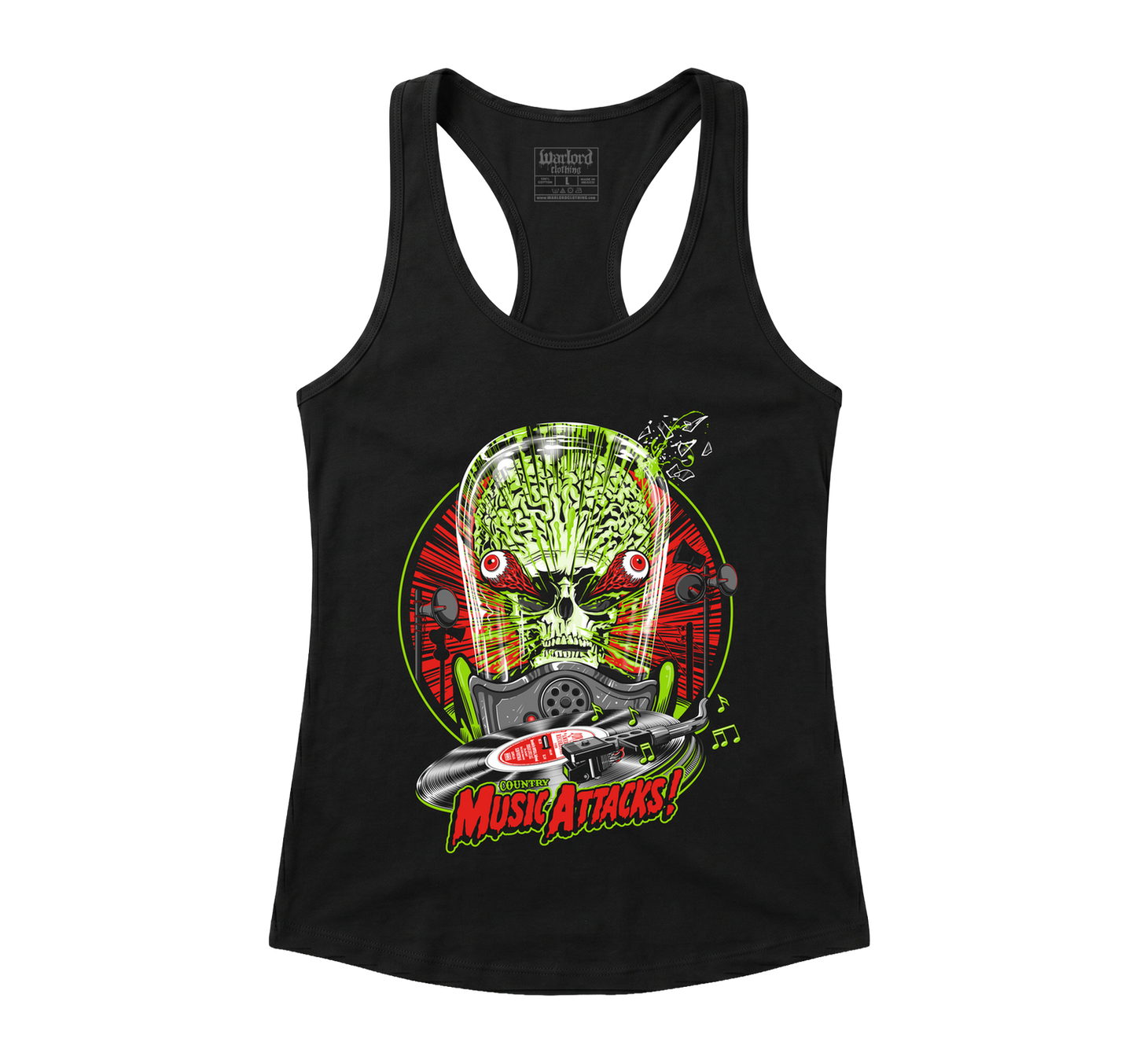 Music Attacks - Racerback Tank