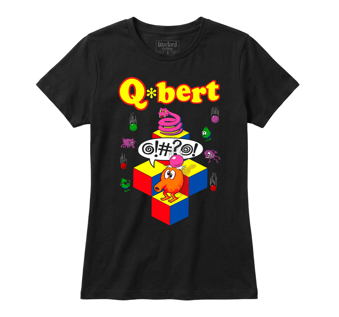 Q-bert - Girlie Tee