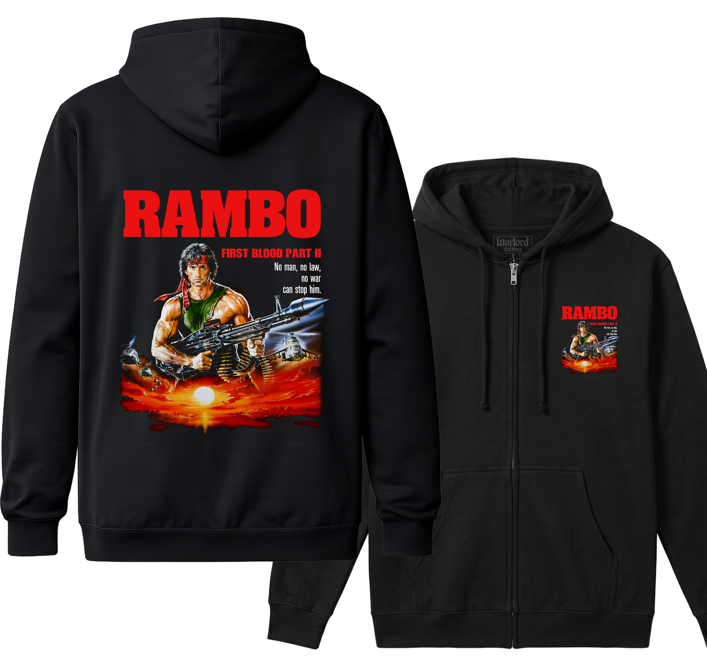 Rambo Pt 2 - Zipper Hoodie