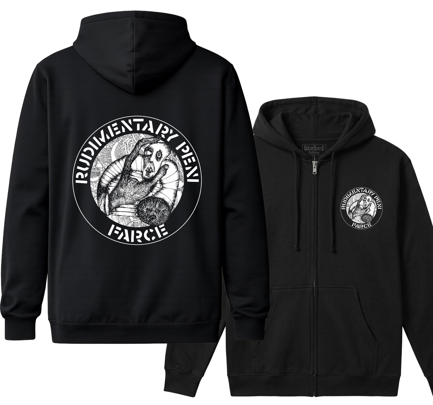 Rudimentary Peni - Zipper Hoodie