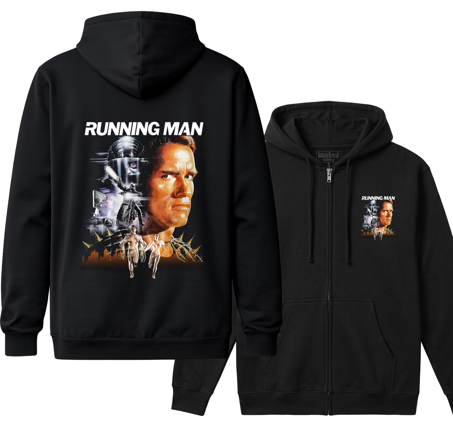 Running Man - Zipper Hoodie