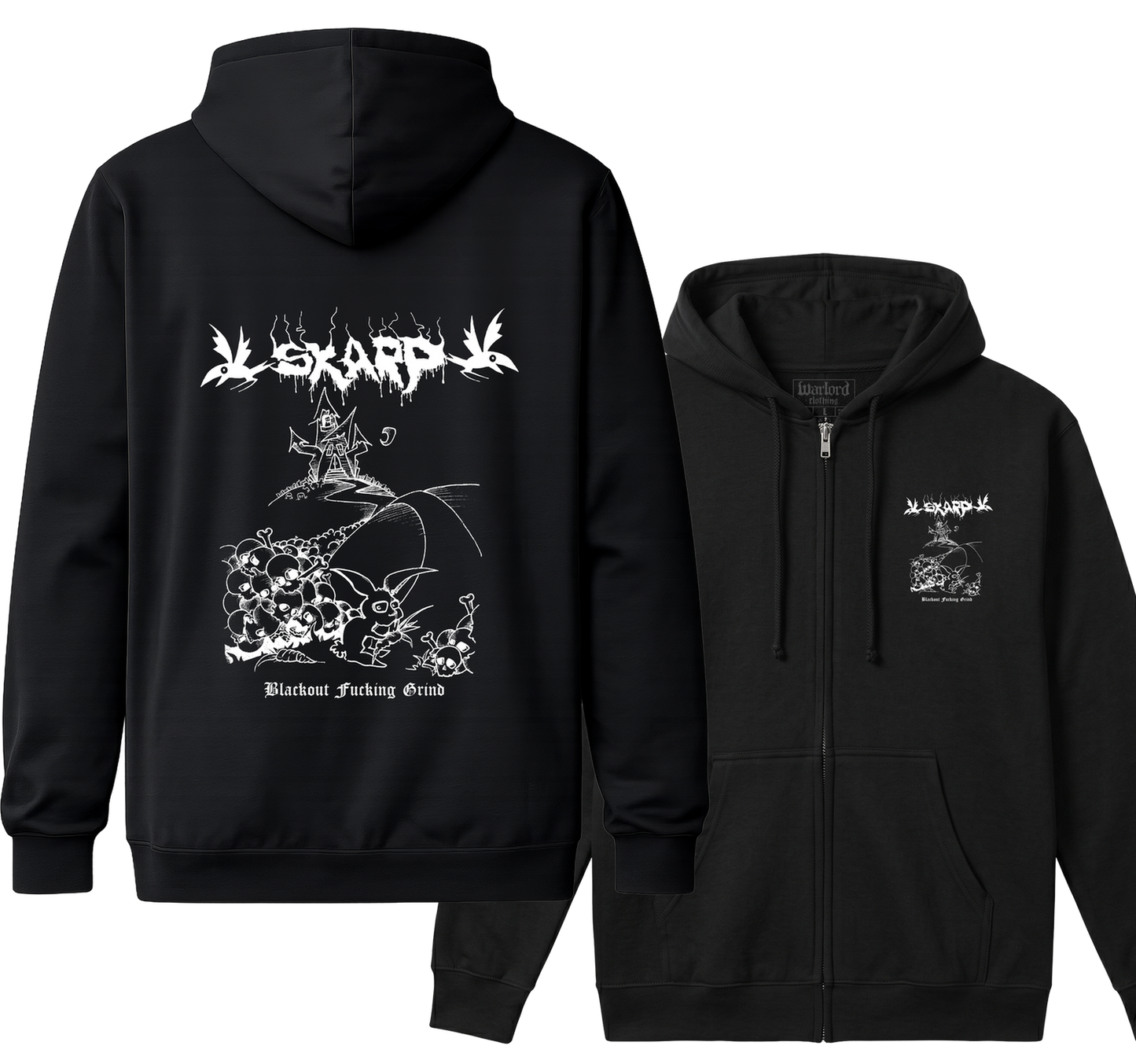 Skarp - Zipper Hoodie