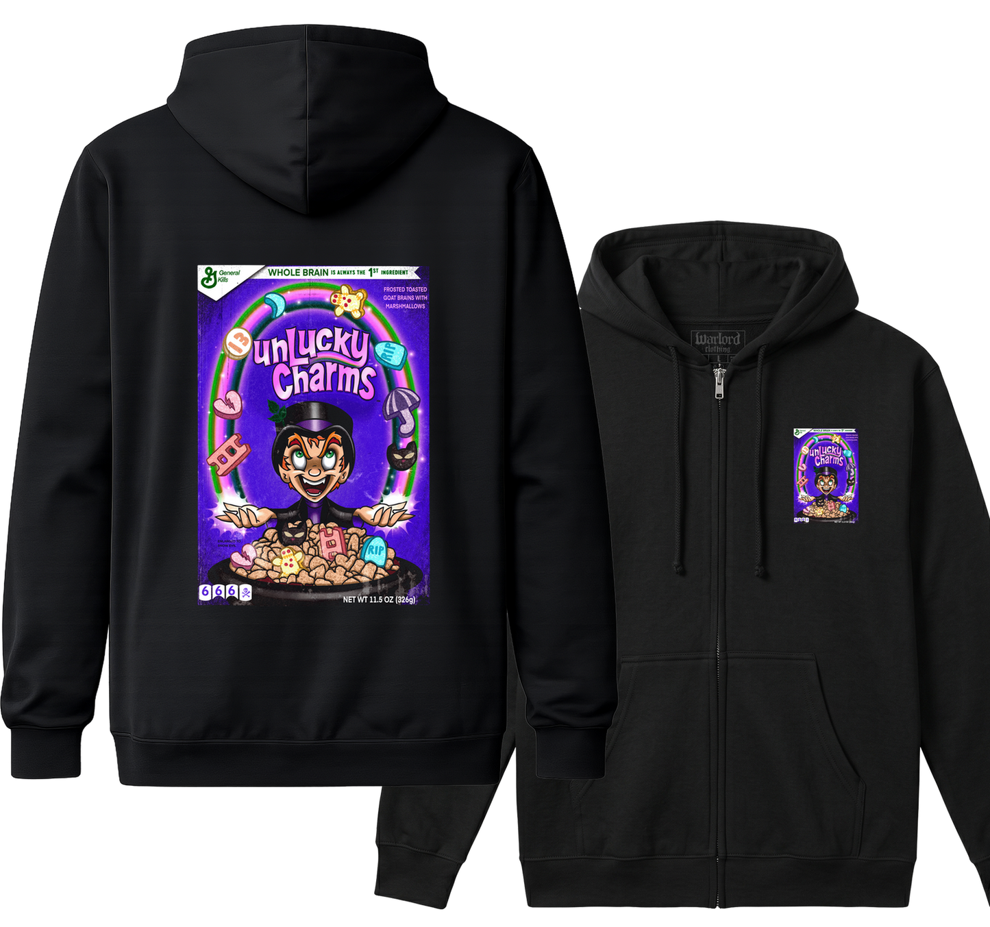Unlucky Charms - Zipper Hoodie