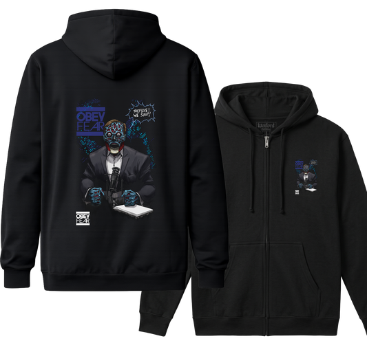 Alex Jones - Zipper Hoodie