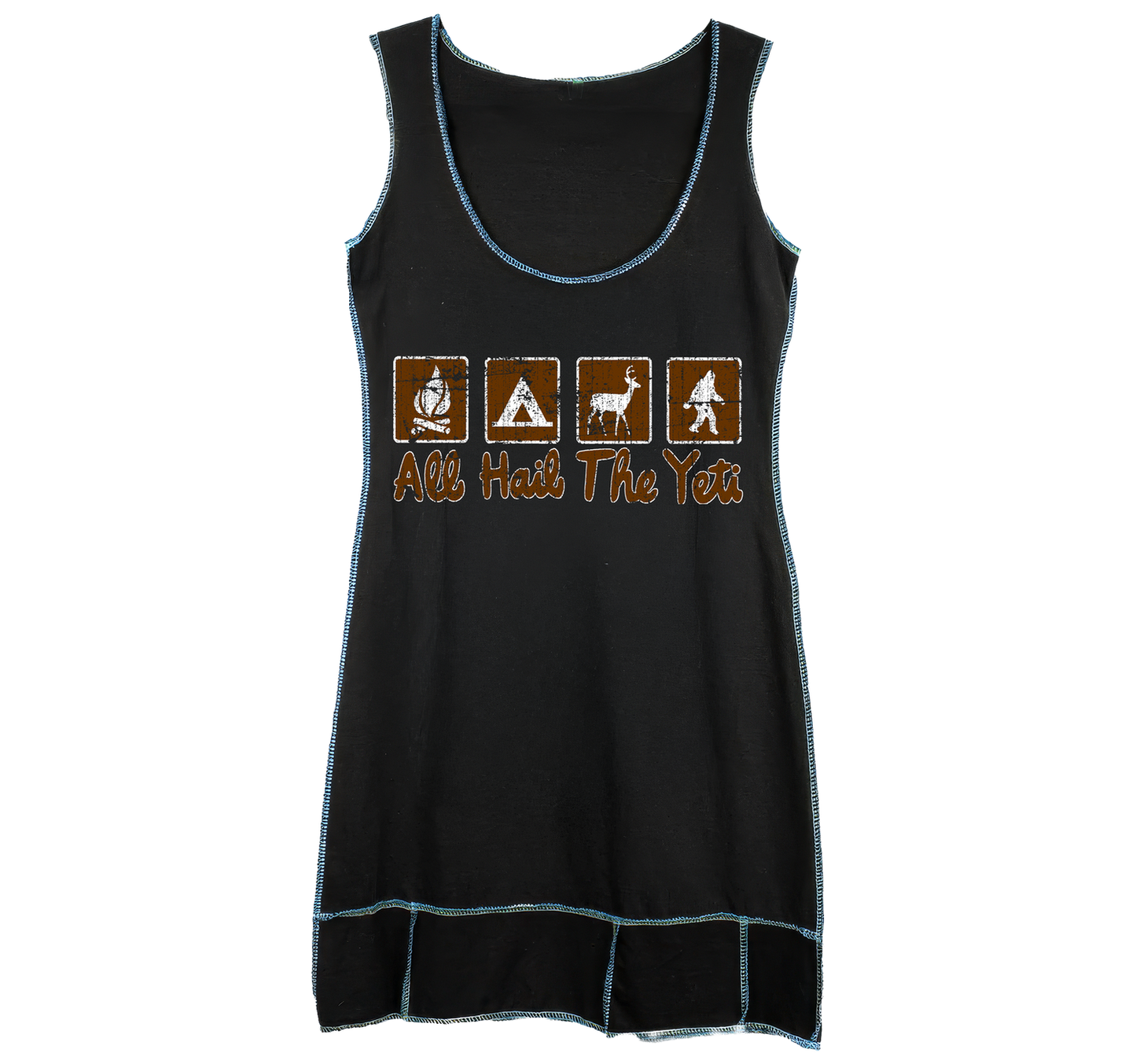 All Hail The Yeti - T-Shirt Dress