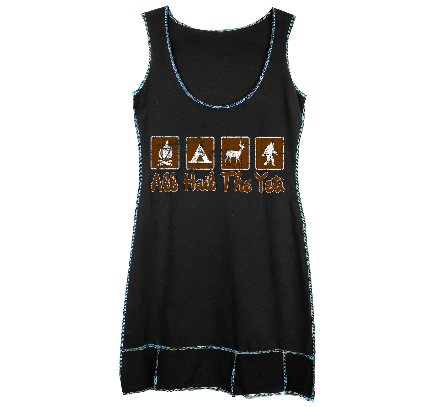 All Hail The Yeti - T-Shirt Dress