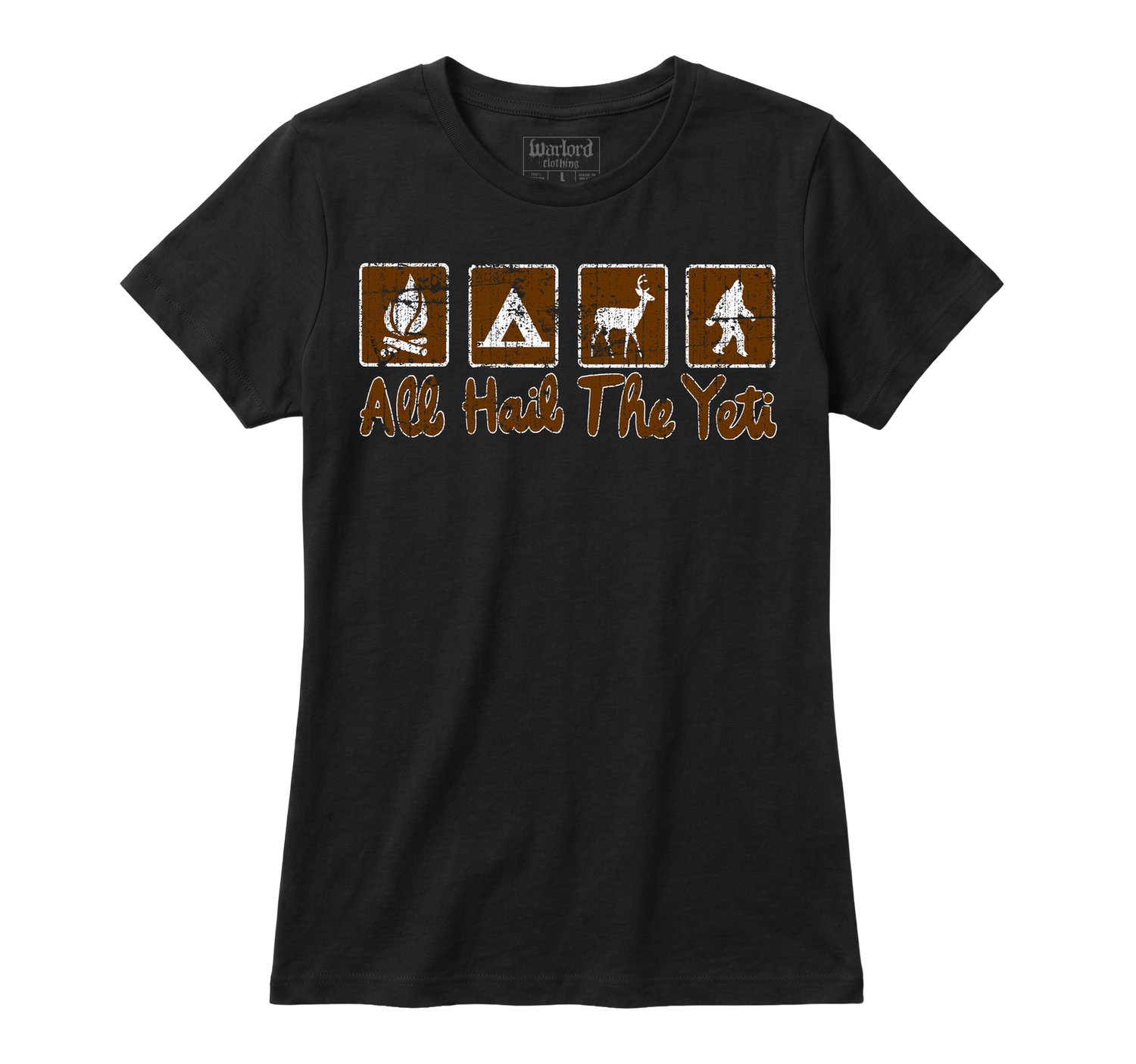 All Hail The Yeti - Girlie Tee