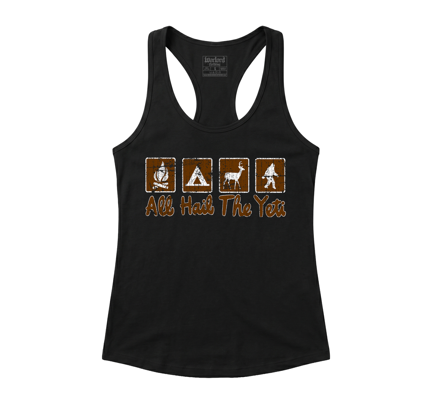 All Hail The Yeti - Racerback Tank
