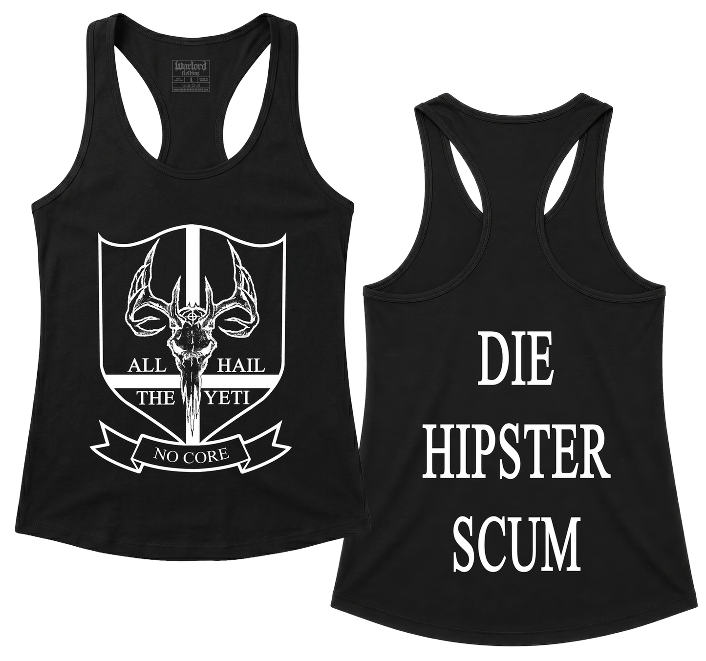 All Hail The Yeti - Racerback Tank