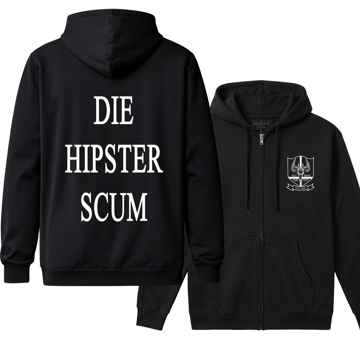 All Hail The Yeti - Zipper Hoodie