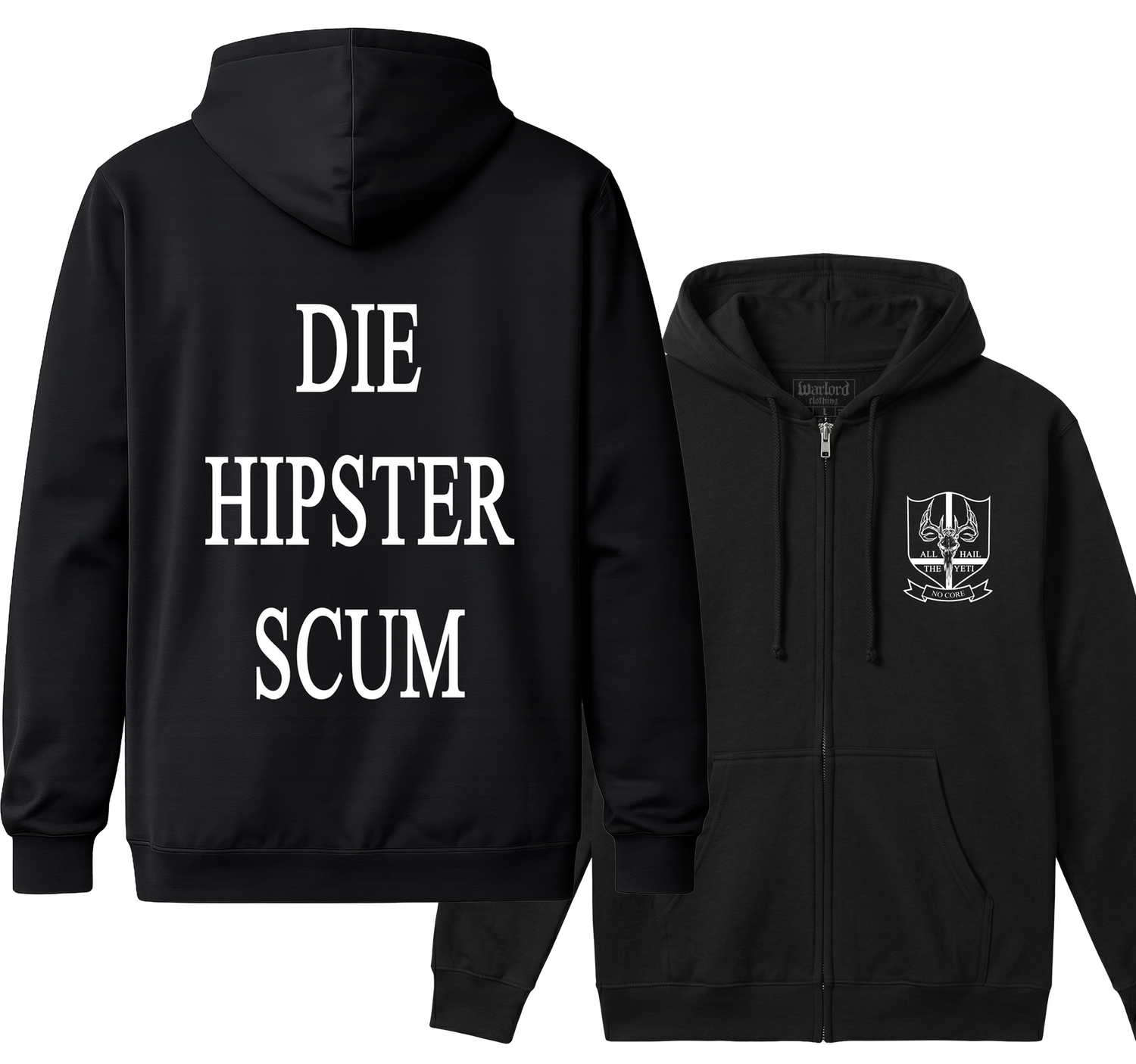 All Hail The Yeti - Zipper Hoodie