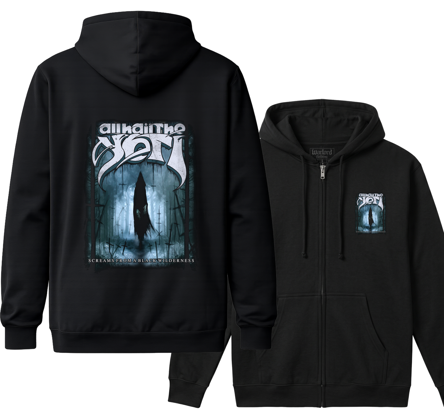 All Hail The Yeti - Zipper Hoodie