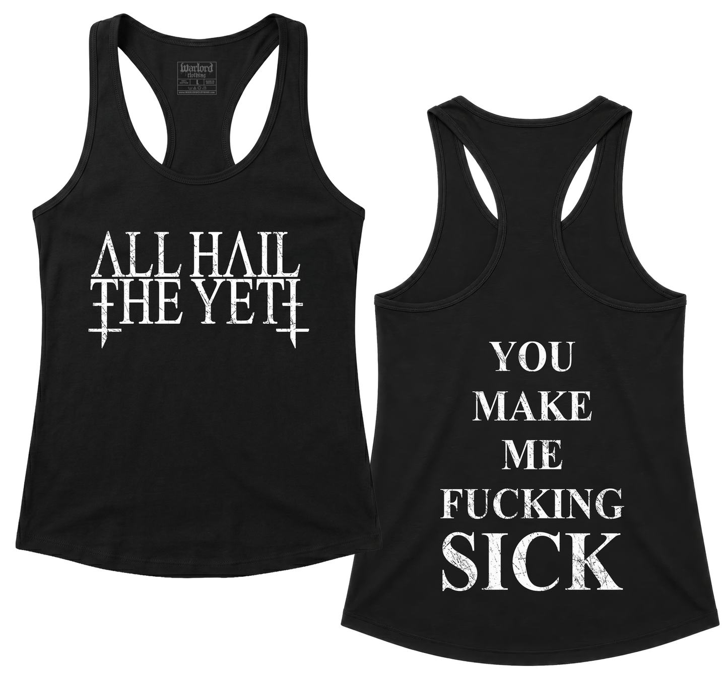 All Hail The Yeti - Racerback Tank