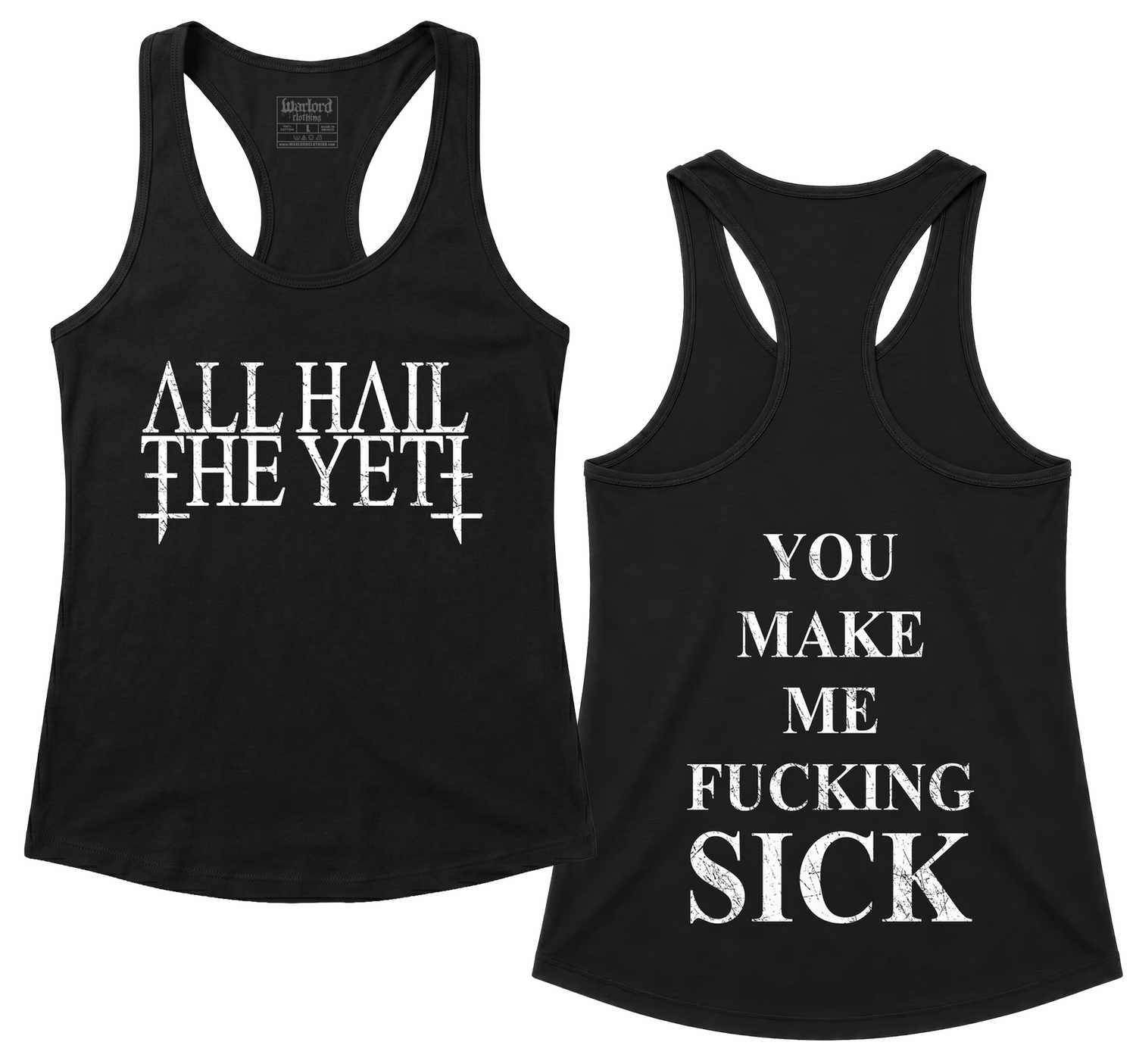 All Hail The Yeti - Racerback Tank