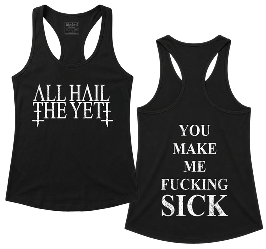 All Hail The Yeti - Racerback Tank