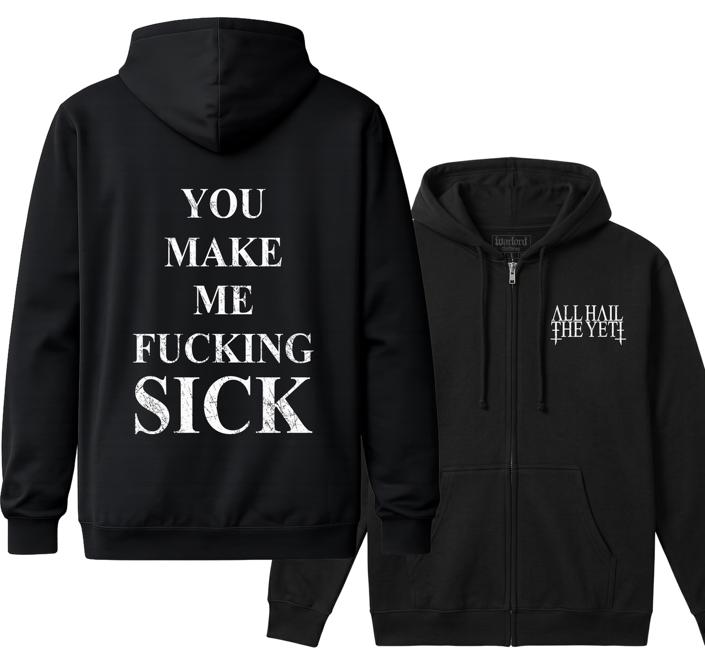 All Hail The Yeti - Zipper Hoodie
