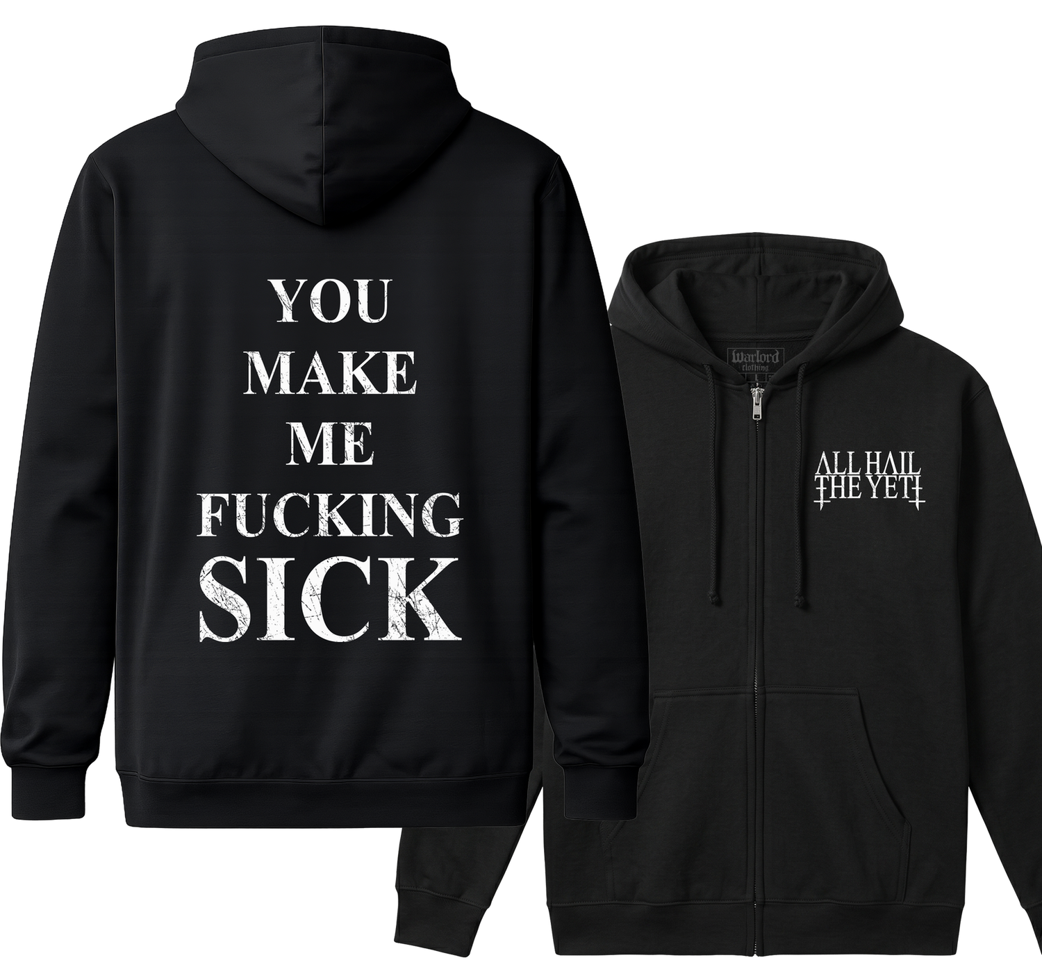 All Hail The Yeti - Zipper Hoodie