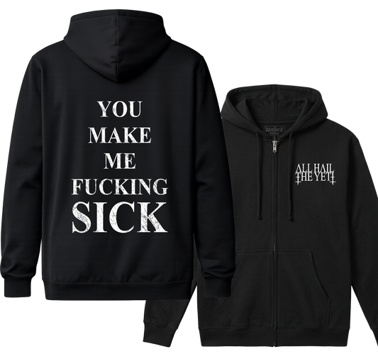 All Hail The Yeti - Zipper Hoodie